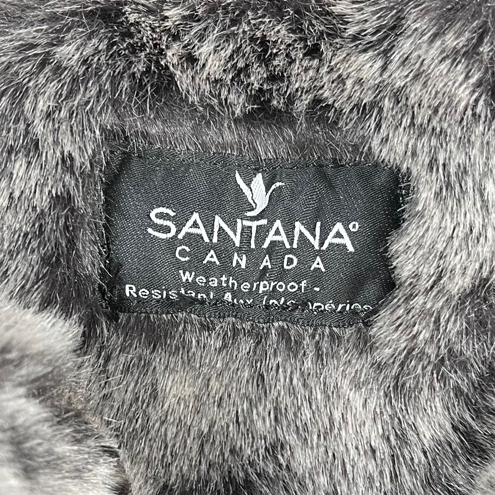 Santana Canada Women's Boots‎ Waterproof Fur Winter Snow Outdoor 8_39 Maroon - Picture 5 of 9